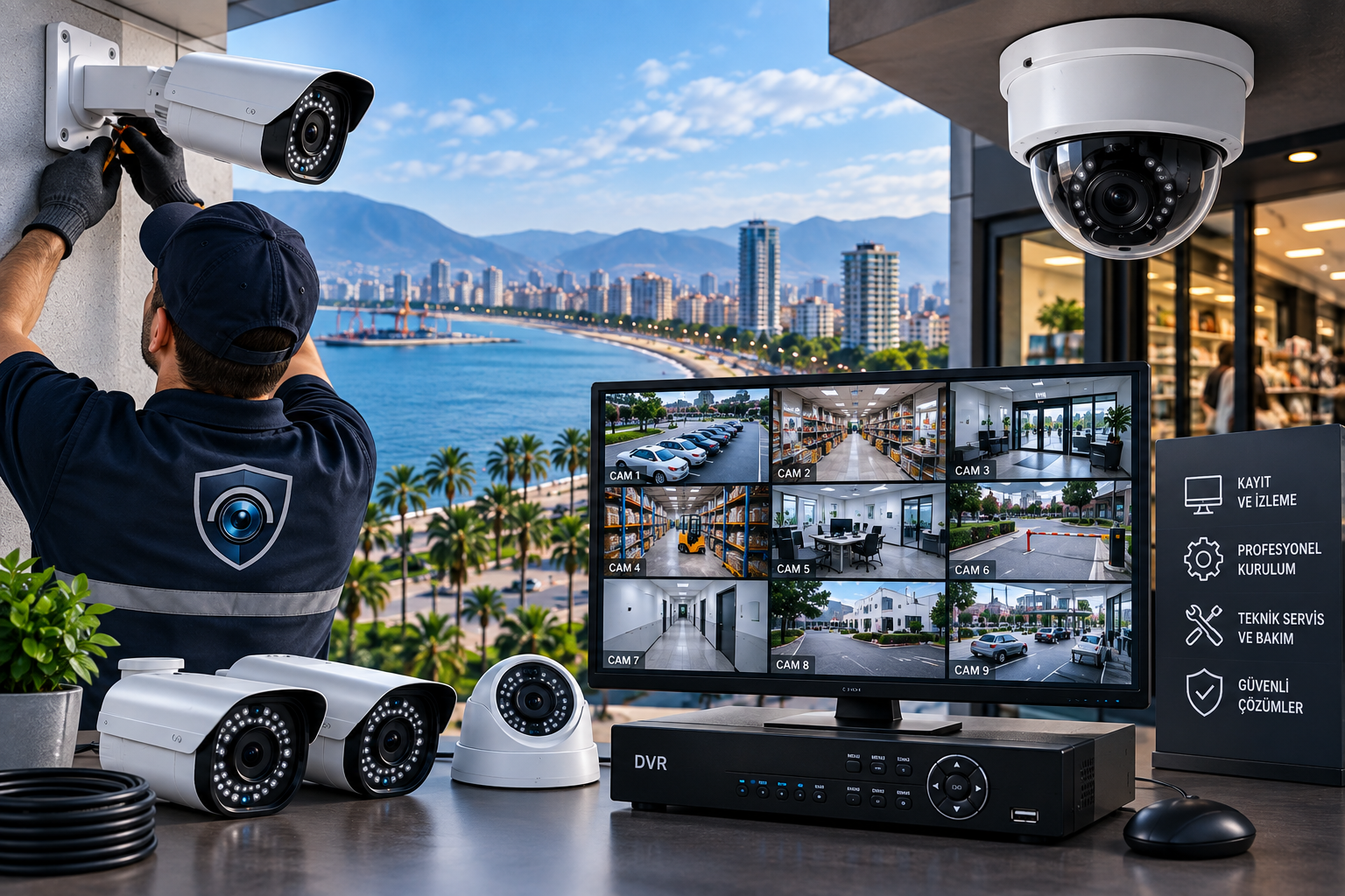 Mersin CCTV Kamera Sistemleri CCTV Kamera Kurulumu